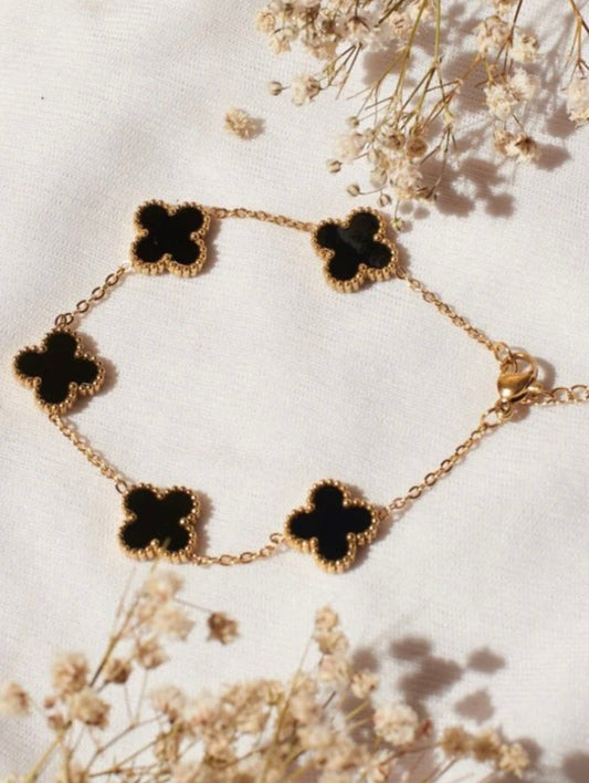 Black clover bracelet