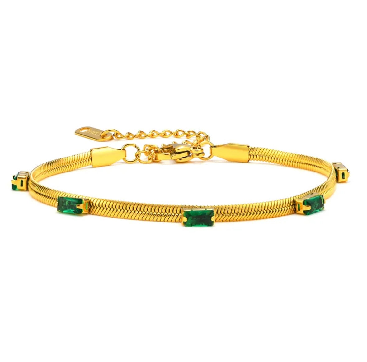 Emerald bracelet