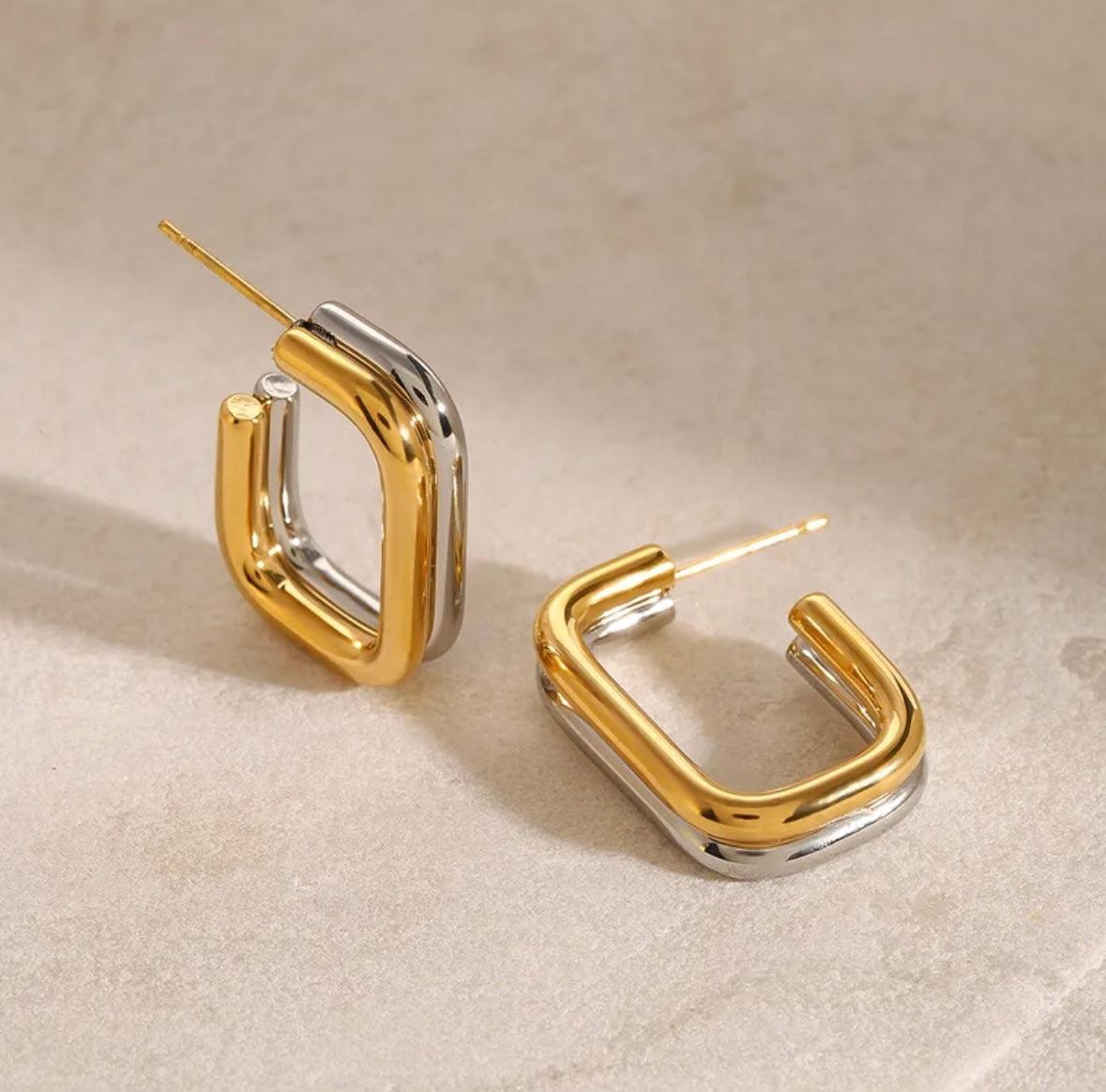 2 tone earrings 2.0