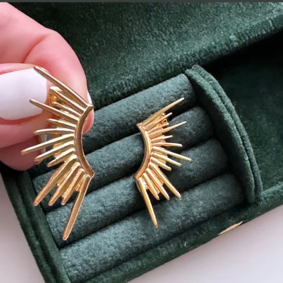 Sun earrings