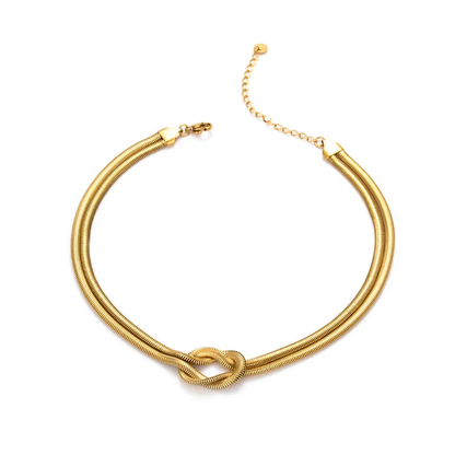 Double Layered Snake Necklace